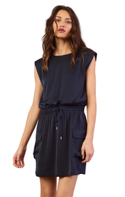 Navy Allure Cargo Dress