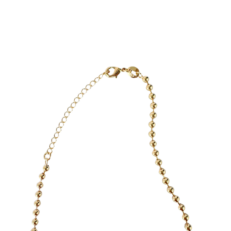 Jackie Tides Gold Filled Everyday 3mm Ball Chain Necklace