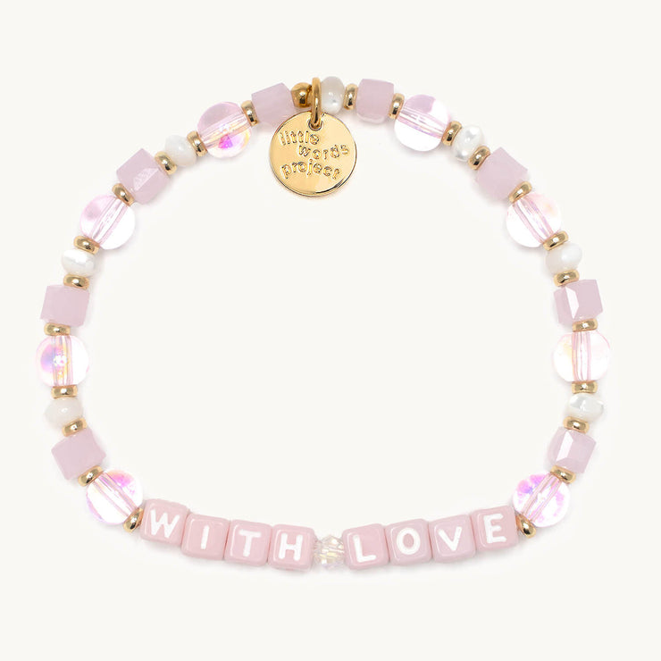 Little Words Project With Love Pink Bracelet