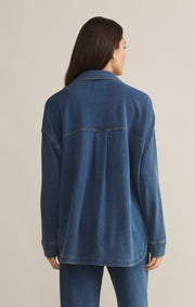 All Day Knit Denim Jacket in Vintage Indigo