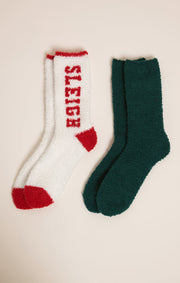 Sleigh Socks 2 Pack in Noble Fir