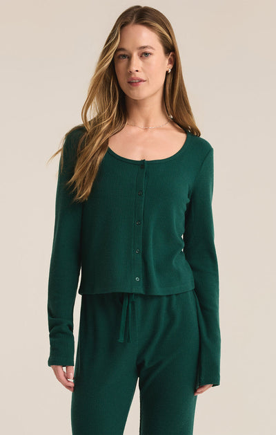 Abigail Long Sleeve Top in Noble Fir