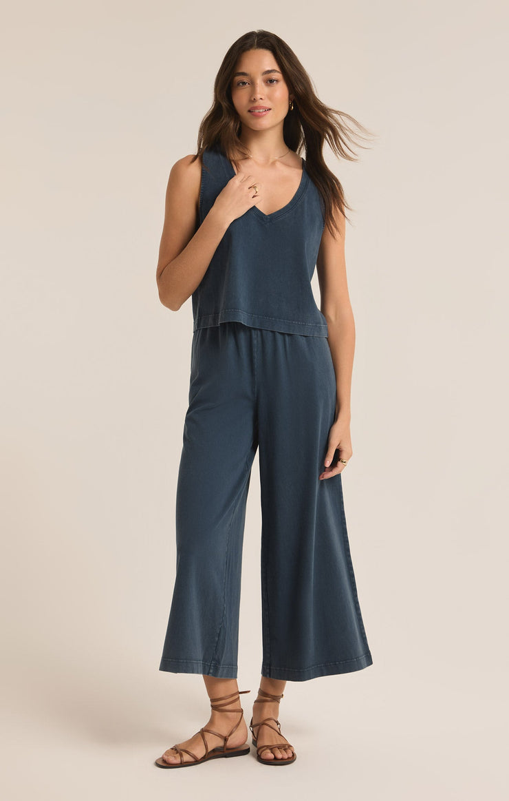 Scout Jersey Flare Pant - Midnight