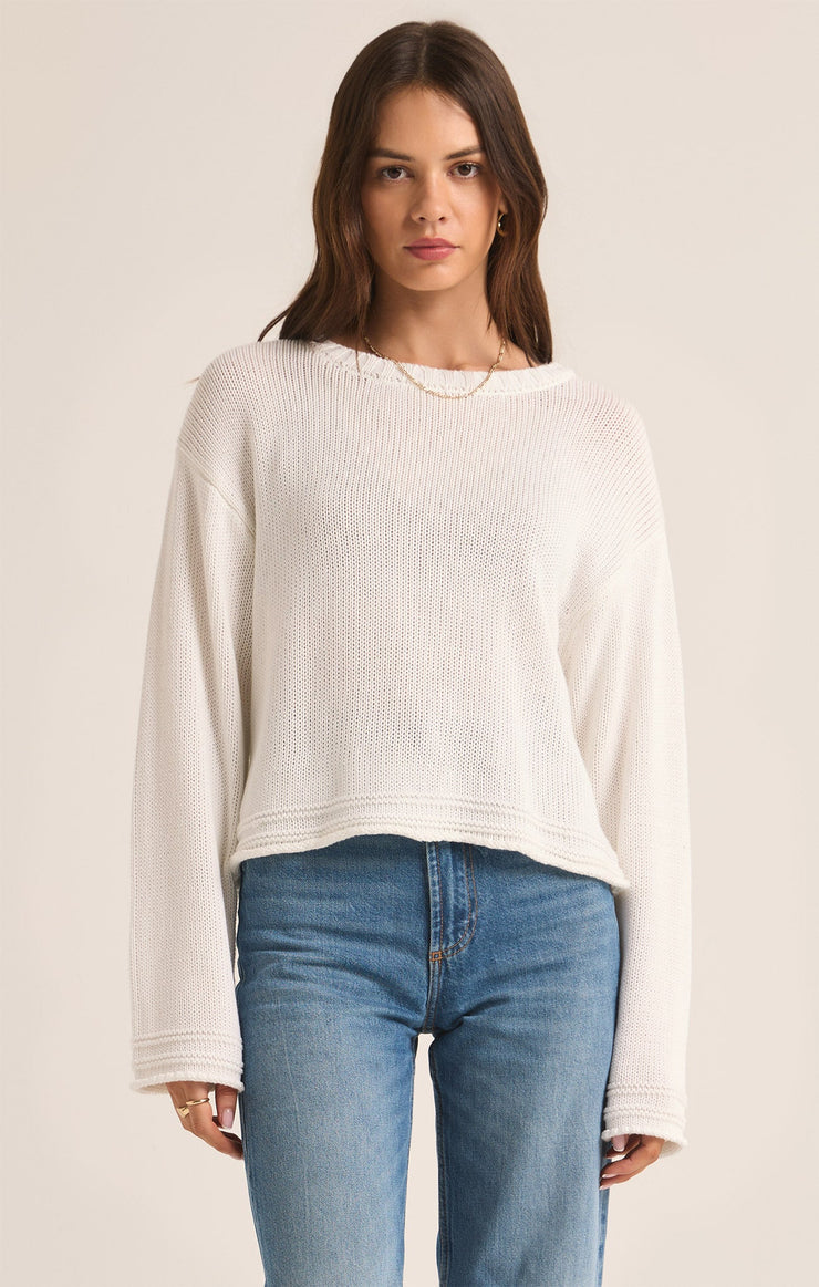 Z Supply Emerson Sweater in White