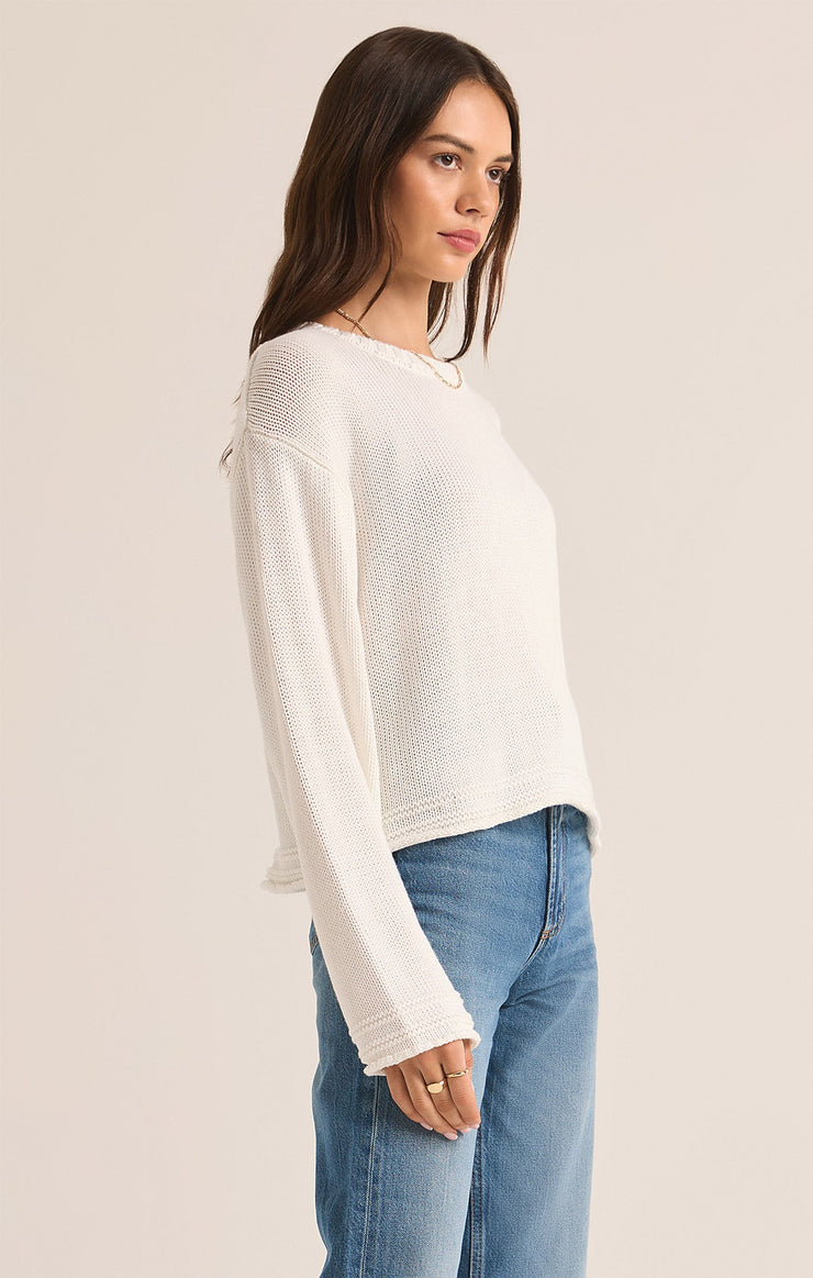 Z Supply Emerson Sweater in White