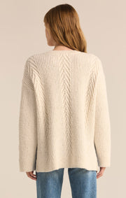 All That Glitters Sweater in Champagne