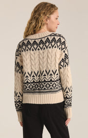 Garland Fairisle Sweater in Sea Salt