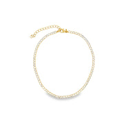 Round Stone Tennis Anklet