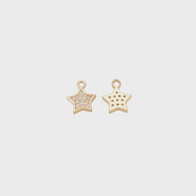 Pave Star Charm