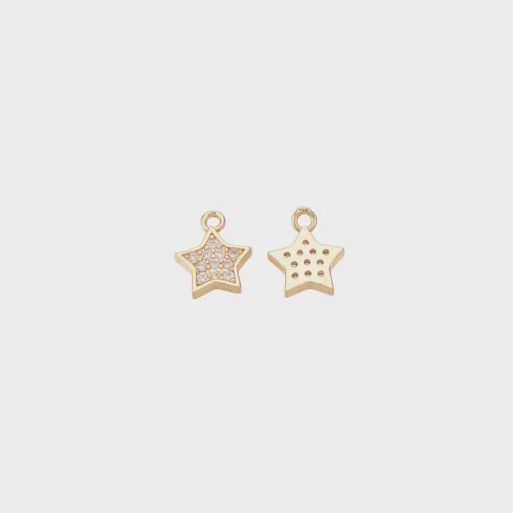 Pave Star Charm