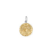 Lola Angel Pendant - Gold Center