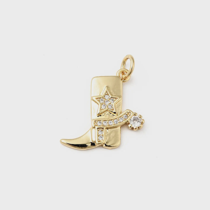 Cowgirl Boot Charm