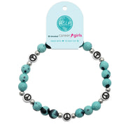 T. Jazelle Career Girl Charity Bracelet - Peace Sign