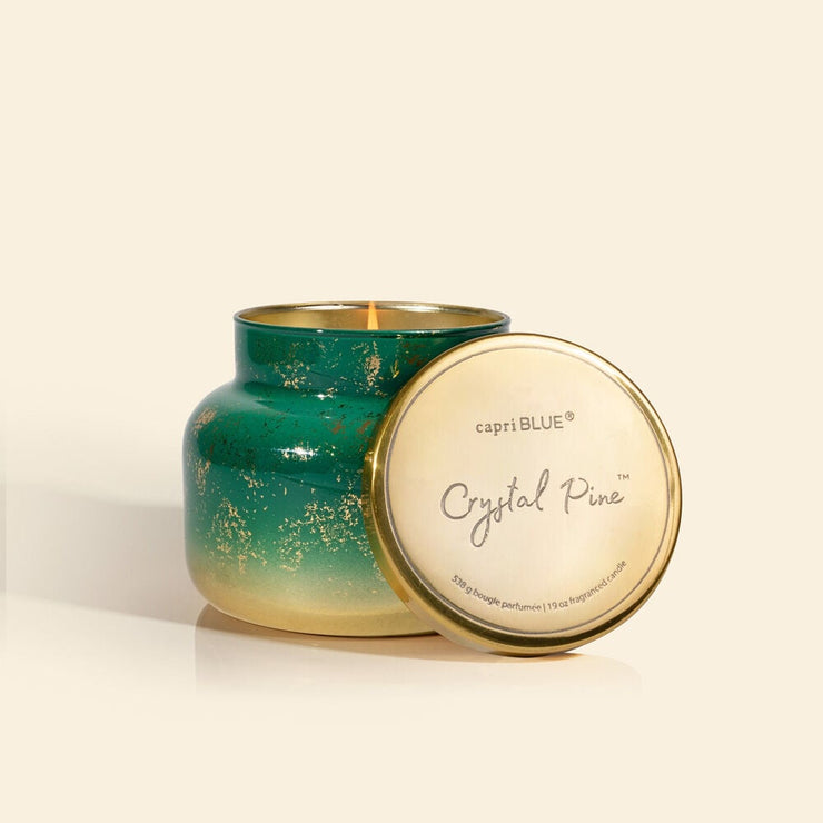 Capri Blue Crystal Pine Glimmer Signature Jar Candle