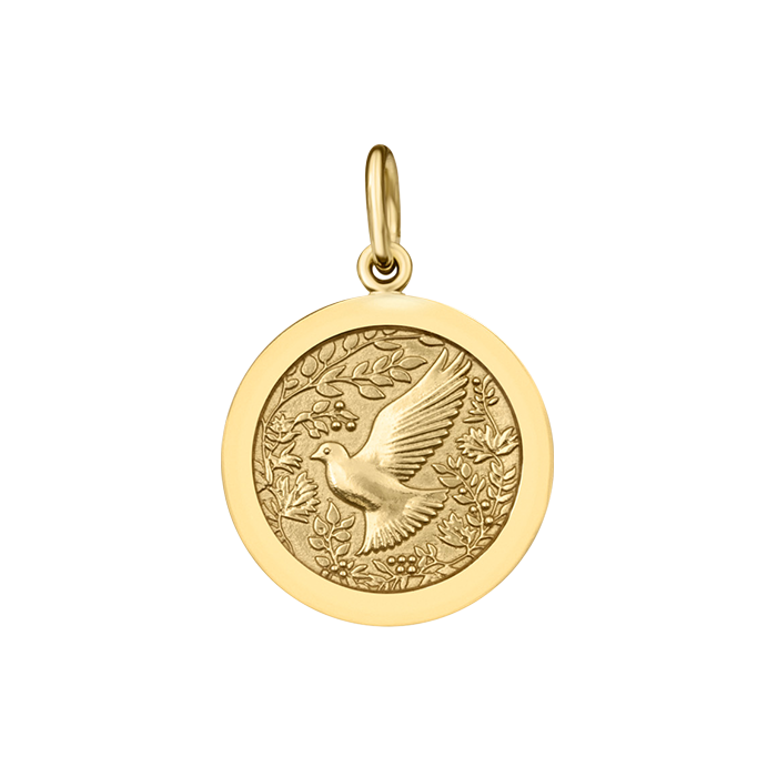 Lola Dove Pendant - All Gold