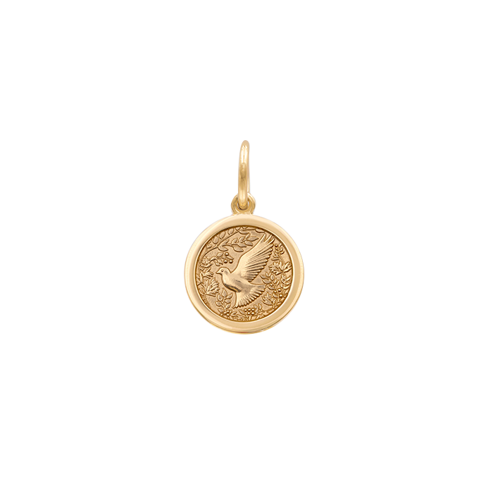 Lola Dove Pendant - All Gold