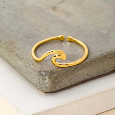 Wave Adjustable Ring