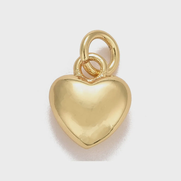 Puff Heart Charm