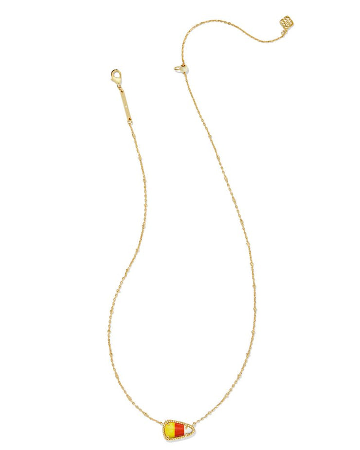 Kendra Scott Gold Candy Corn Necklace