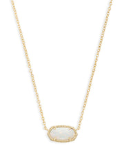 Kendra Scott Elisa Necklace in Gold White Opal