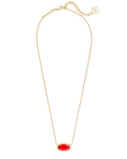 Kendra Scott Gold Red Illusion Elisa Necklace