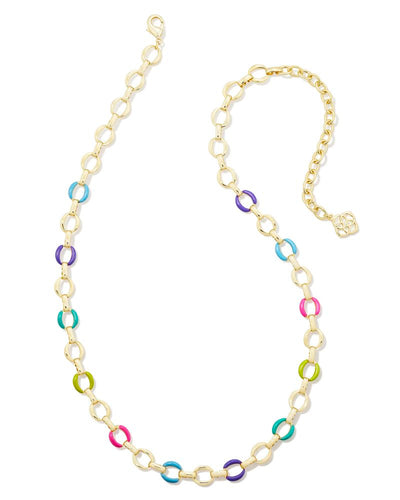 Kendra Scott Kelsey Gold Mix Chain Necklace