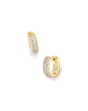 Kendra Scott Mikki Pave Huggie Earrings