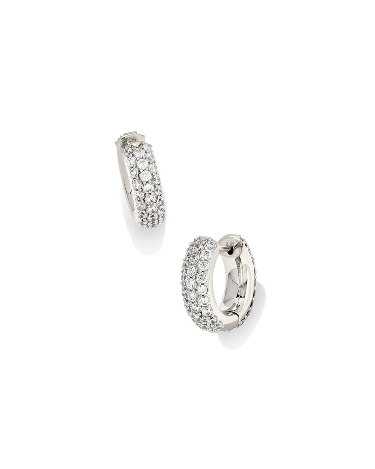 Kendra Scott Mikki Pave Huggie Earrings