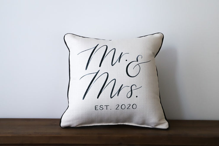 Mr. & Mrs. 2025 Pillow