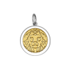 Lola Lion Pendant - Gold Center