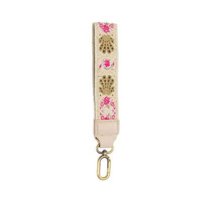 Easy Find Keychain - Flora Metallic Seashell