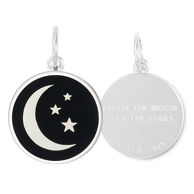 Lola Moon & Stars Pendant - Indigo