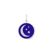 Lola Moon & Stars Pendant - Indigo