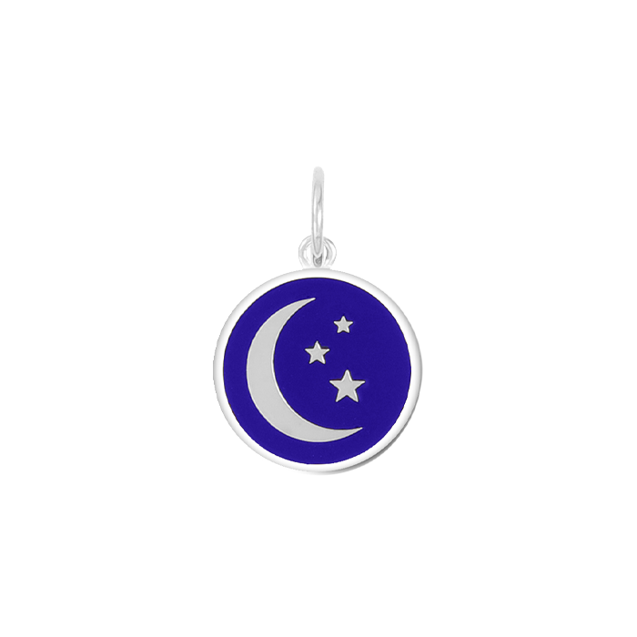 Lola Moon & Stars Pendant - Indigo