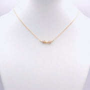 Shimmering Leaf Necklace