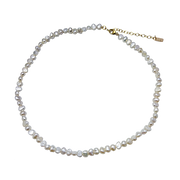 Lola Pearl Nugget Choker - Gold