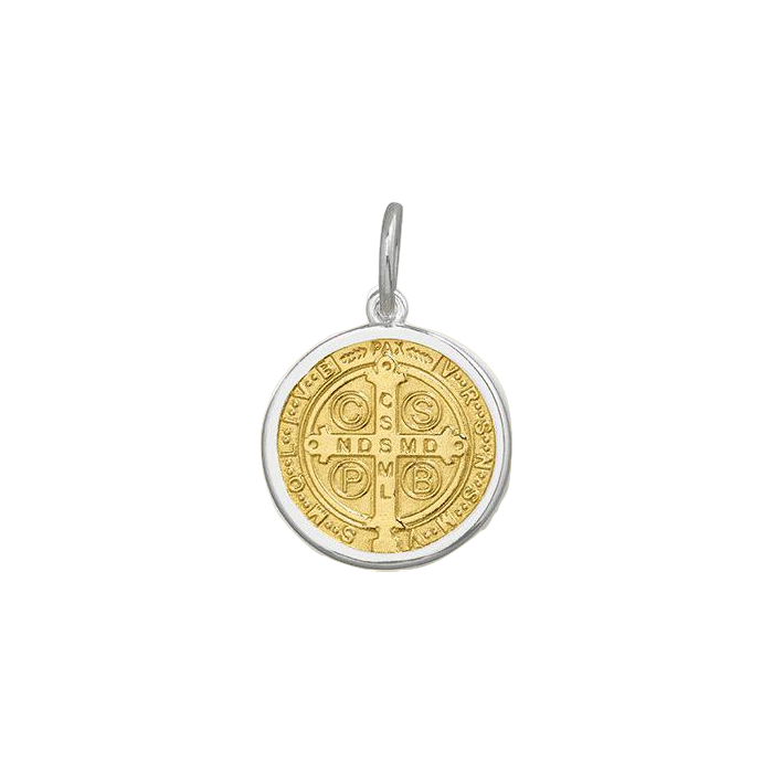 Lola St. Benedict Pendant - Gold Center