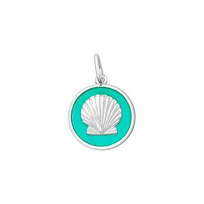 Lola Shell Pendant - Silver Seafoam