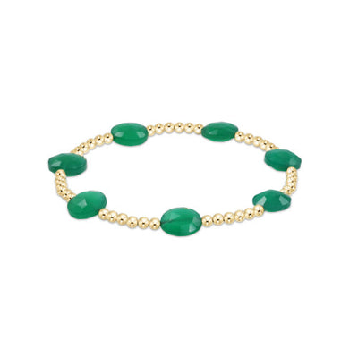 Enewton Admire 3mm Bead Bracelet - Green Onyx