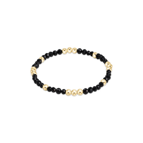 Enewton Worthy Pattern 3mm Bead Bracelet - Faceted Onyx