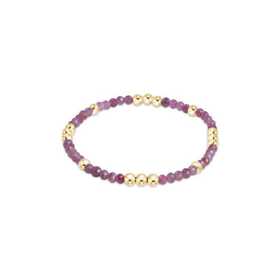 Enewton Worthy Pattern 3mm Bead Bracelet - Ruby