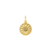 Lola Sunflower All Gold Pendant