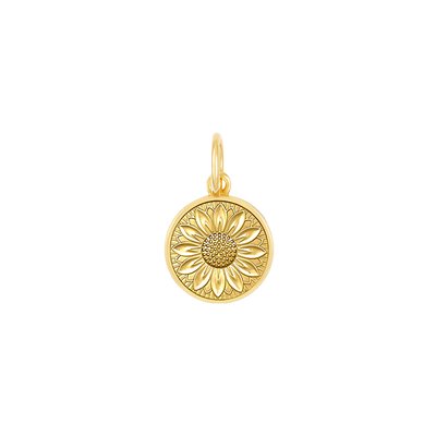 Lola Sunflower All Gold Pendant