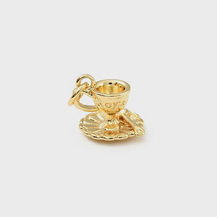 Royal Tea Cup Charm