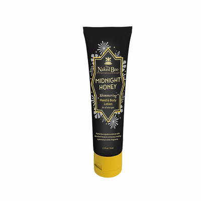 Naked Bee Midnight Honey Shimmering Lotion 2.5 Oz