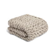 Invest in Rest Chunky Knit Throw Blanket