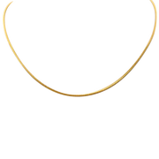 Lola Wheat Chain 1mm Necklace - Gold