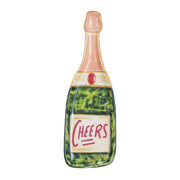 Cheers Champagne Bottle Dish