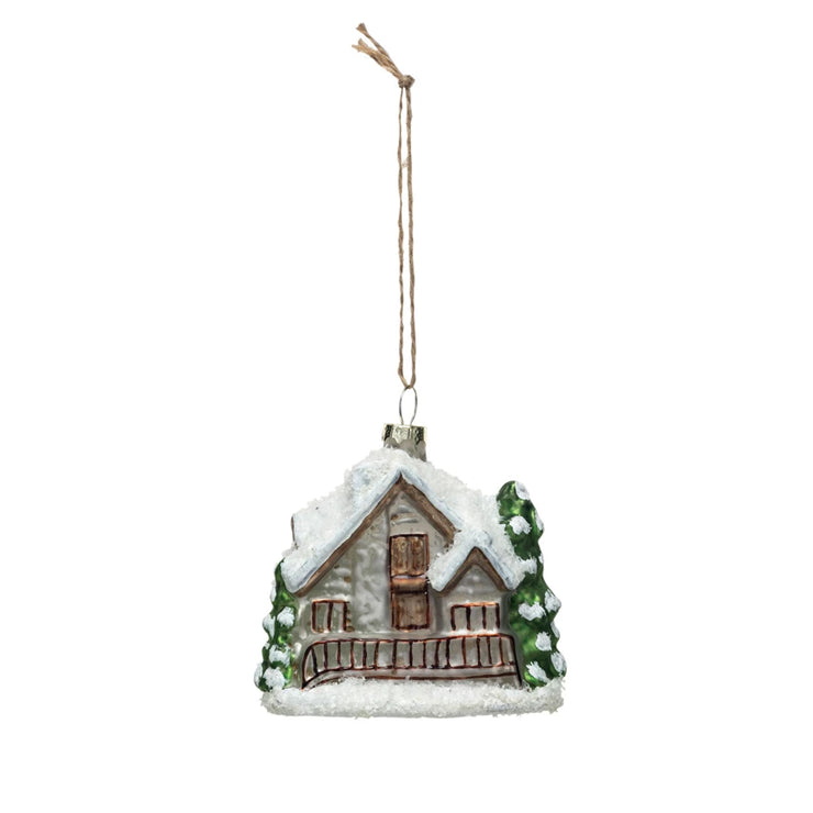 Cozy Cabin Christmas Ornament