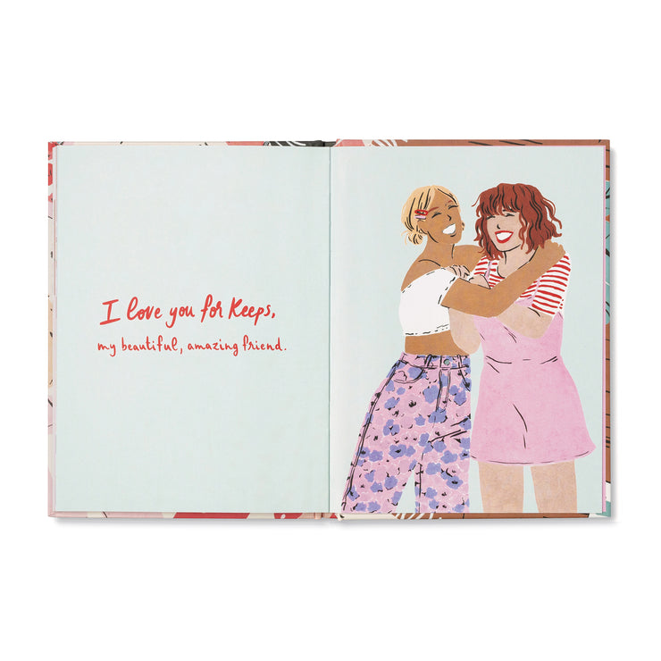 We're Friends for Keeps Book